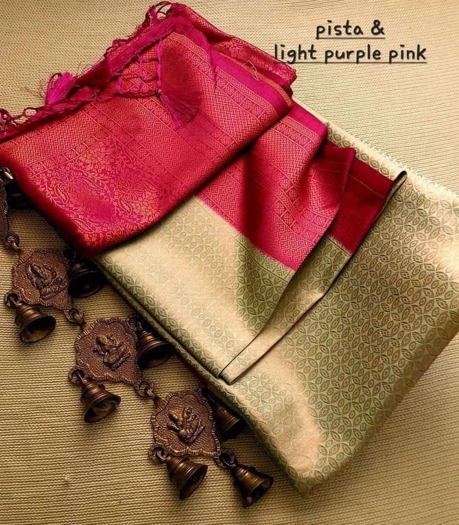 Kubera King Designer Softy Silk Sarees Catalog